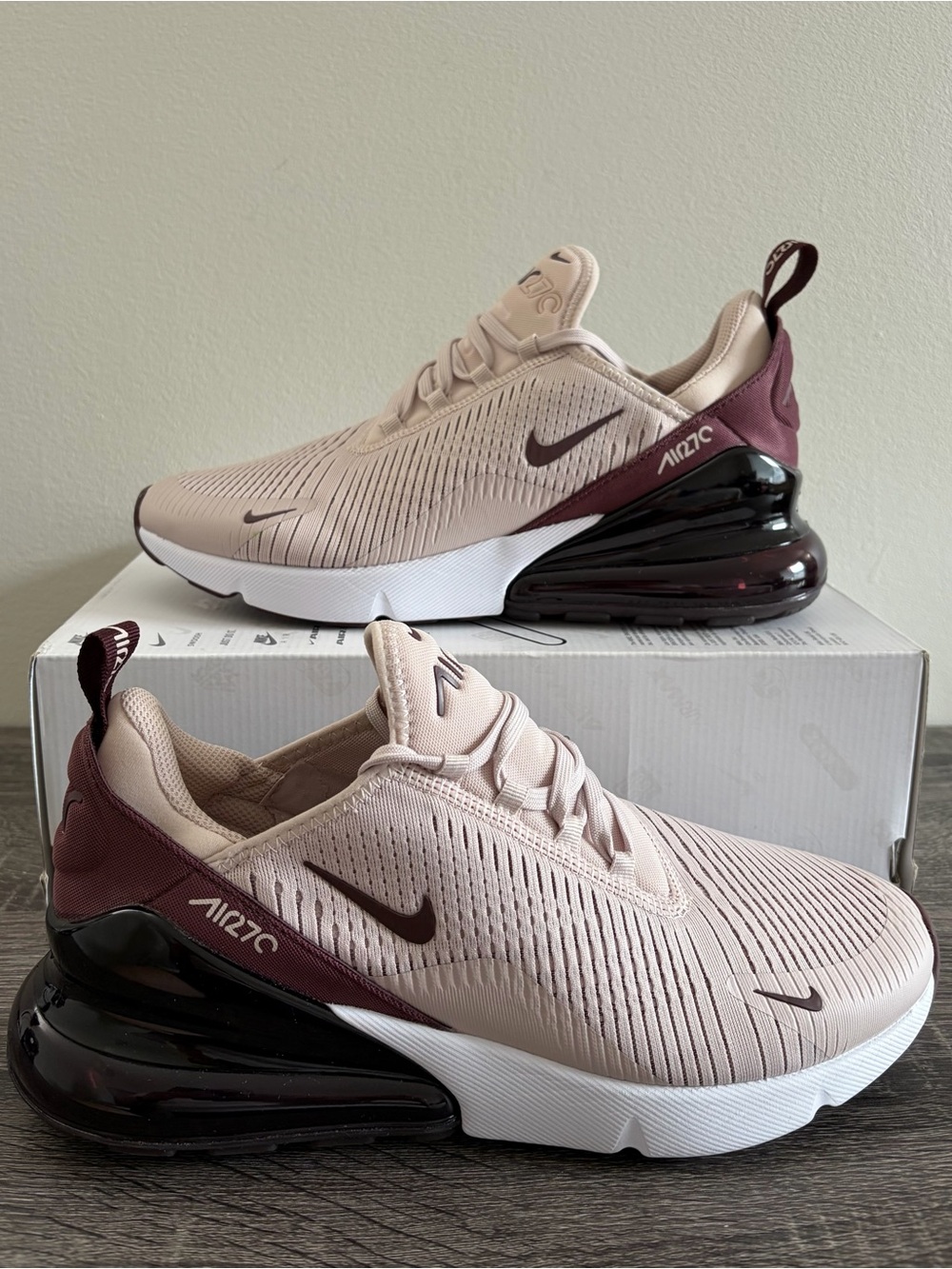 Nike Air Max 270 Silt Red Burgundy Crush 11 HJ3222-601 - Women's Size 11